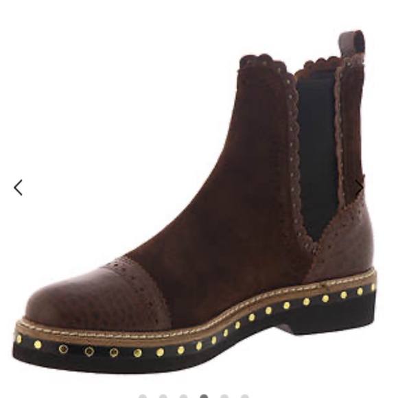 Free people brown atlas suede Chelsea boot - Picture 7 of 9